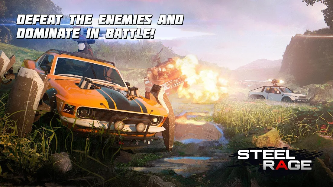 Steel Rage: Mech Cars PvP War, Twisted Battle 2020 promotional